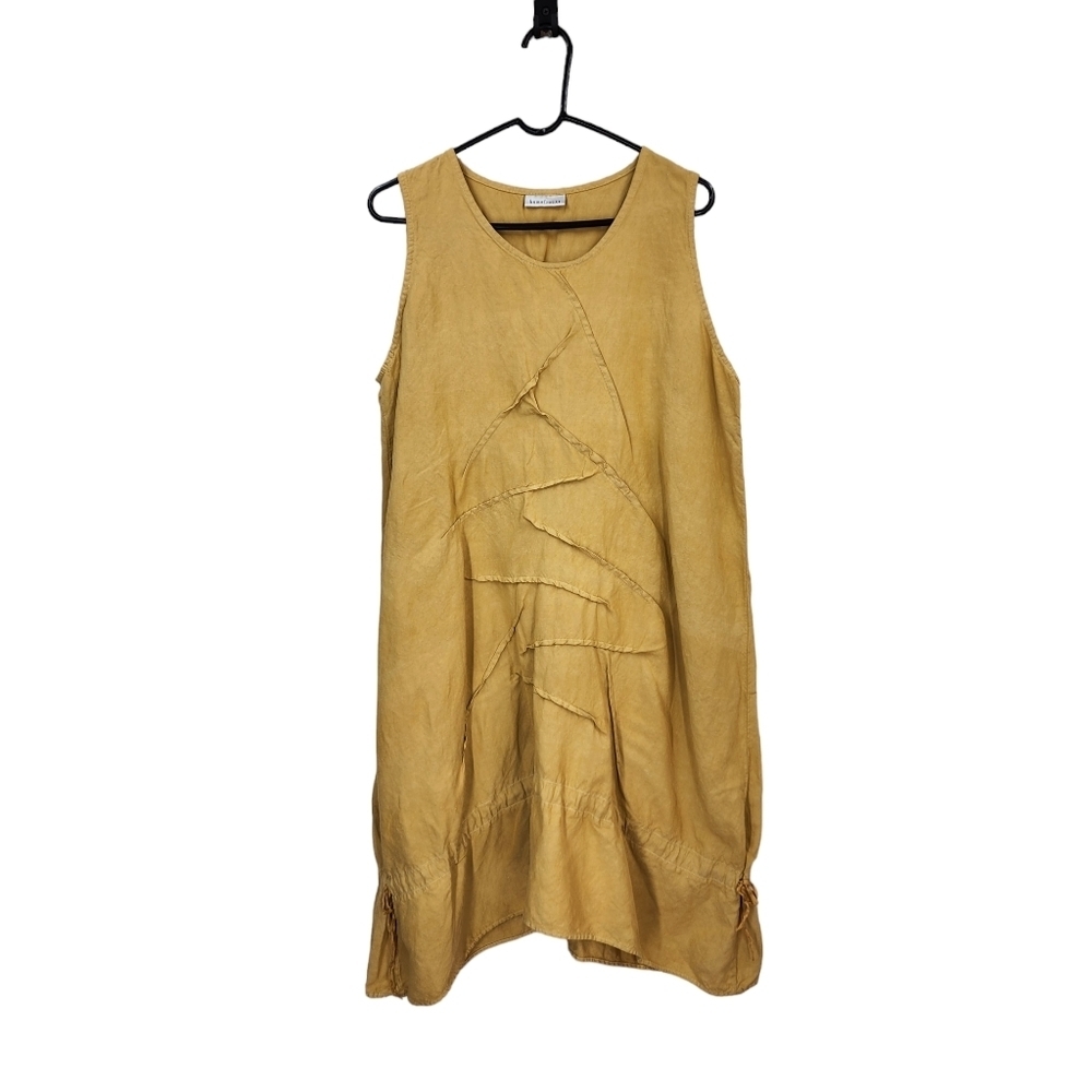 Homefrocks Women's Sleeveless Peasant Midi Dress- L